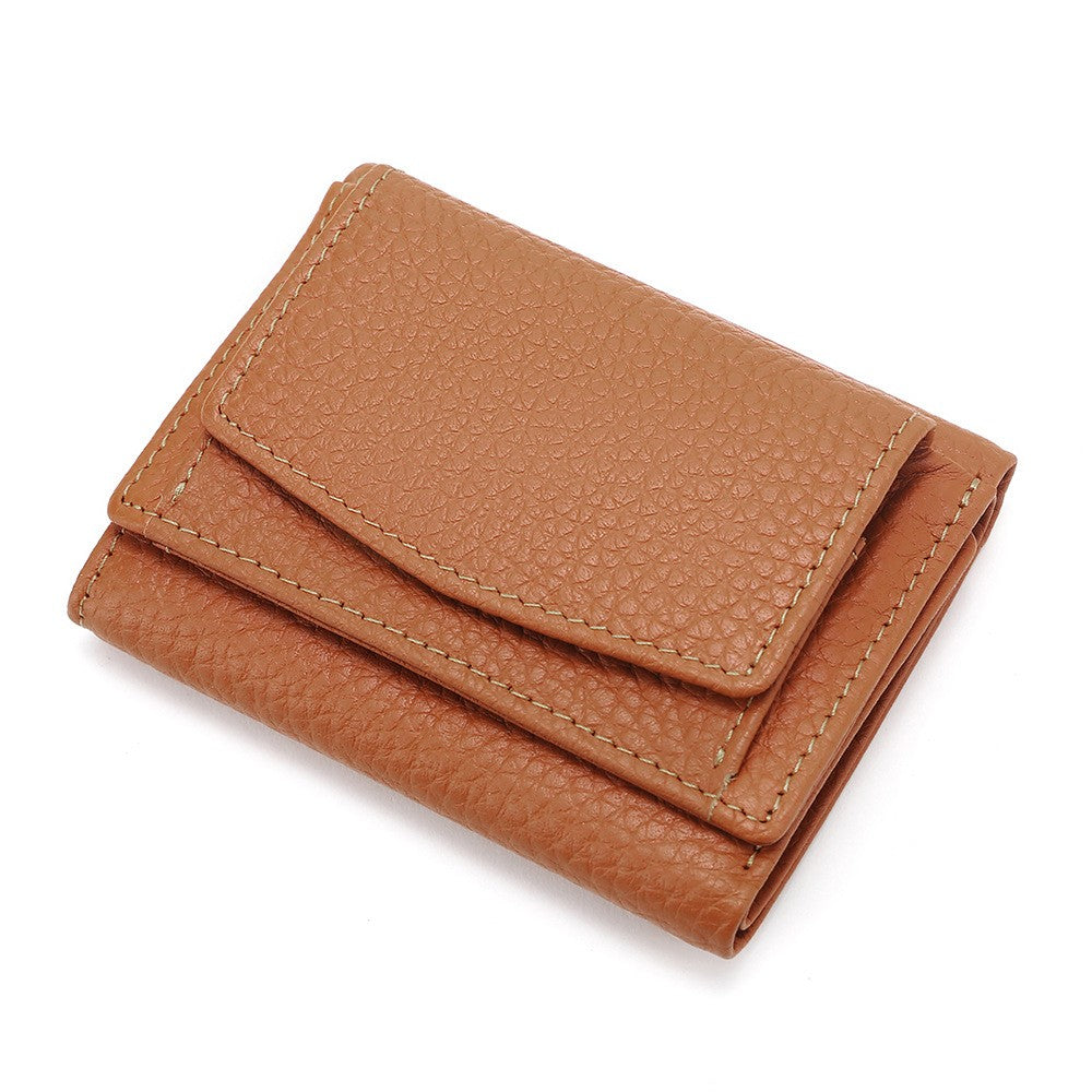 Minimalist men’s leather wallet with slim design and card holder slots. Premium quality wallet for everyday use.