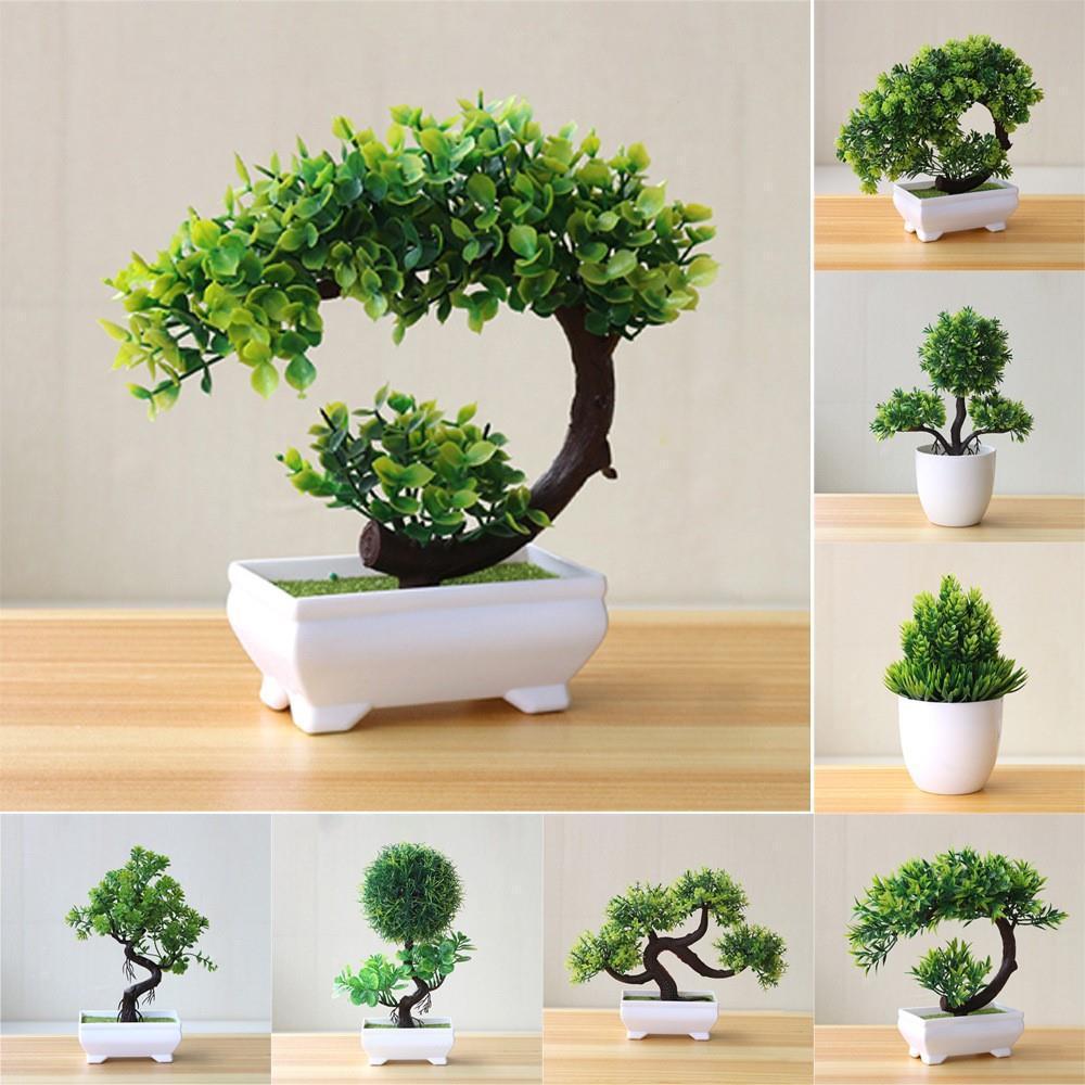Artificial Potted Green Small Arborous Plants