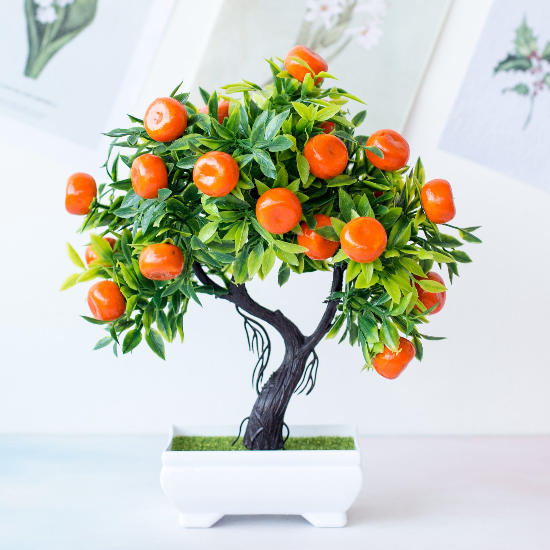 Fruit Tree Modeling Plastic Plant Bonsai Ornaments